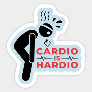 Cardio is Hardio 2 Sticker